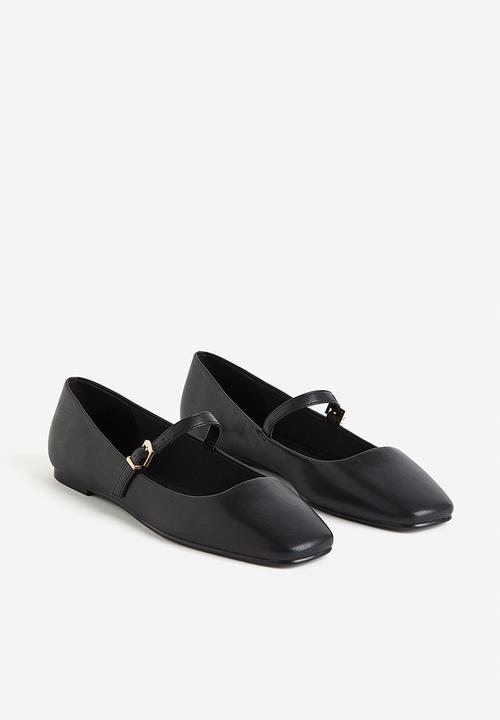 H&M - Mary jane ballet pumps - black