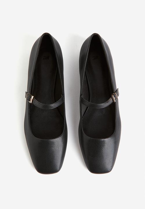 H&M - Mary jane ballet pumps - black