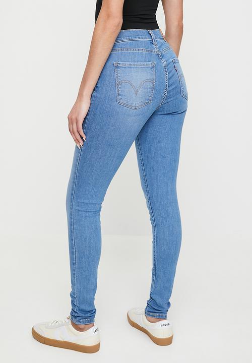 Levi’s® - Curvy Super Skinny Pale Shelter  - Blue 