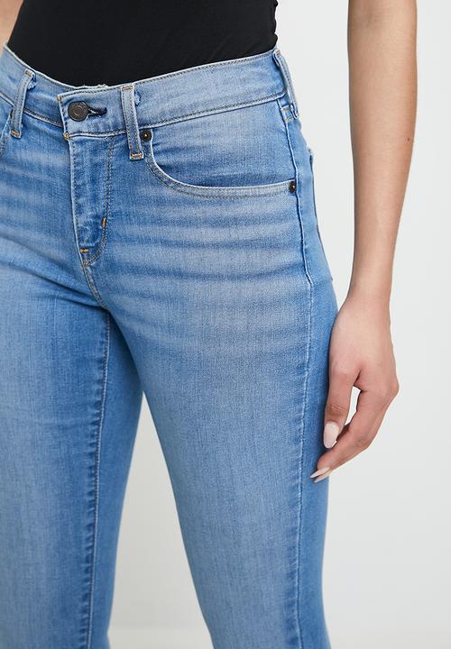 Levi’s® - Curvy Super Skinny Pale Shelter  - Blue 