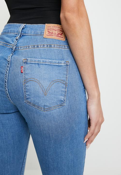 Levi’s® - Curvy Super Skinny Pale Shelter  - Blue 