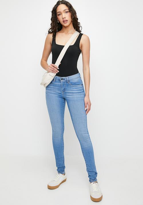 Levi’s® - Curvy Super Skinny Pale Shelter  - Blue 