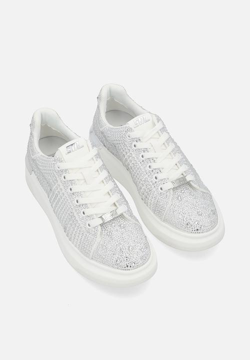 Steve Madden - Globes chunky sneaker - white & silver