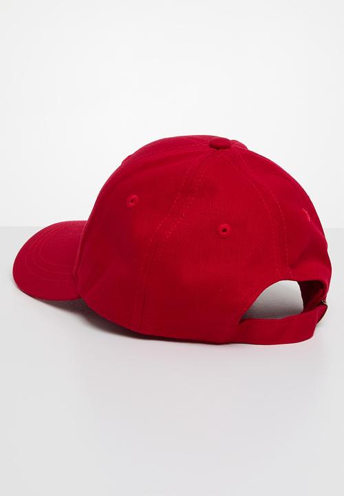 POLO - 6 panel classic peak -red