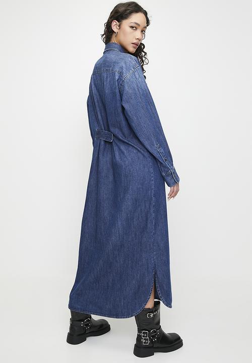 G-STAR - Long Tab Shirt Dress Long Sleeve Wmn - Worn In Windward