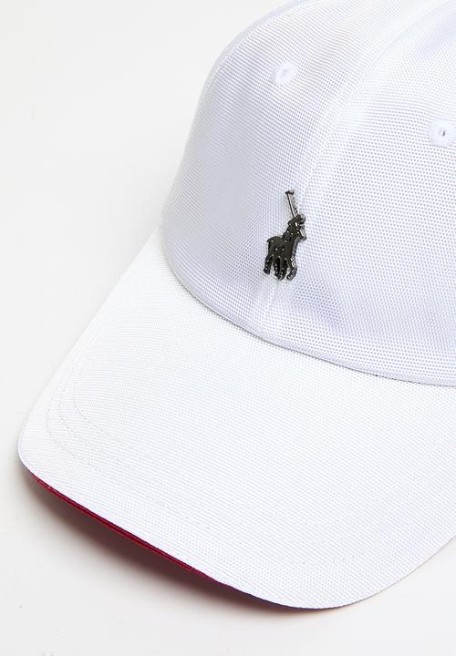 POLO - 6 Panel Metal Peak - White