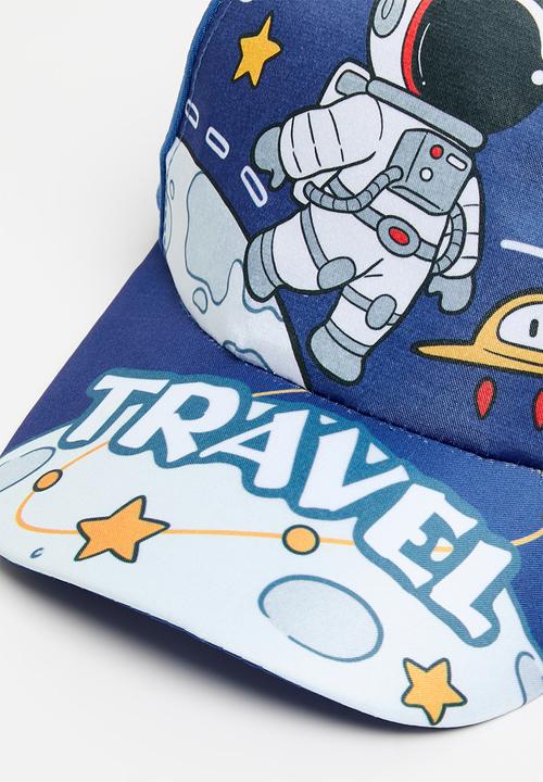 Pop Candy - Printed cap - blue & white