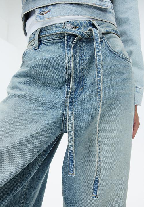 H&M - Super baggy low jeans - blue