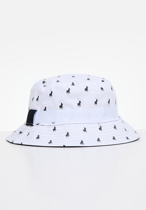 POLO - Monogram Reversible Bucket - Navy/White