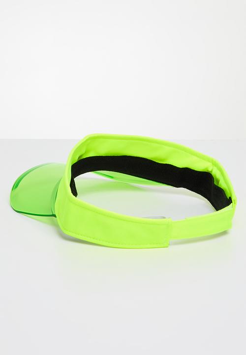 Pop Candy - Trasparent brim visor - green