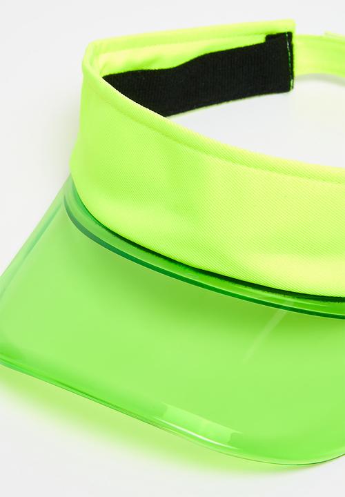 Pop Candy - Trasparent brim visor - green