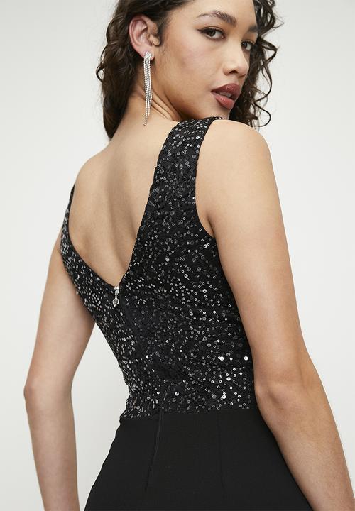 SISSY BOY - All For Me: Jumpsuit With Wrap Bodice - Black