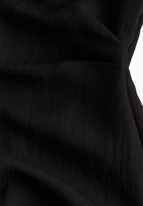 H&M - Tapered-waist dress - black