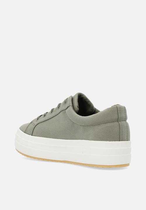 POLO - Classic canvas sneaker - Olive