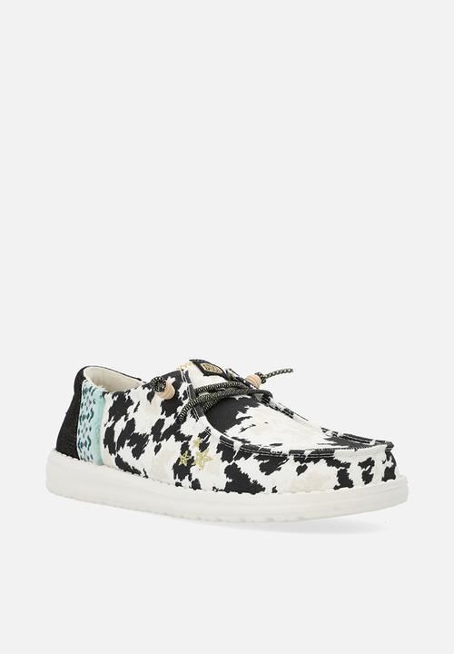 Hey Dude - Wendy Disco Cow Slip-On - Black