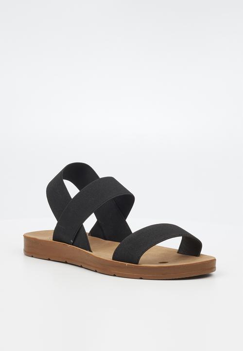 Butterfly Feet - Zina 7 ankle strap - black