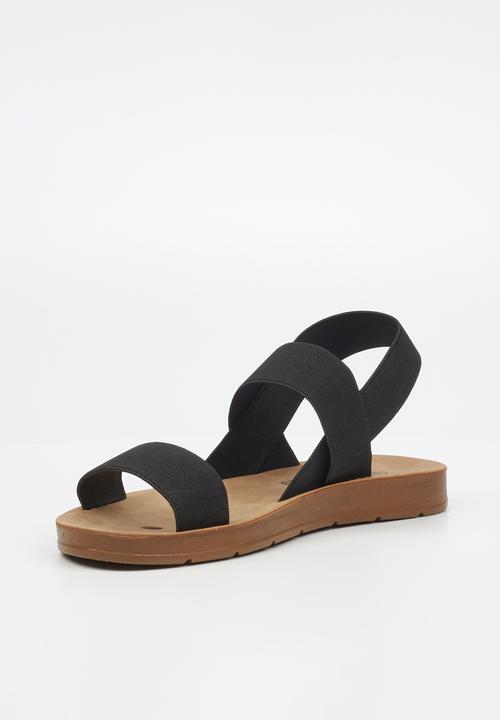 Butterfly Feet - Zina 7 ankle strap - black
