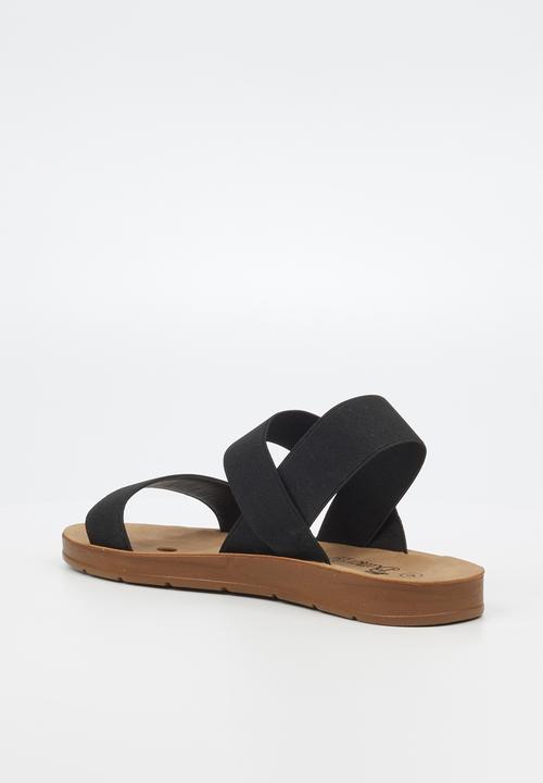 Butterfly Feet - Zina 7 ankle strap - black