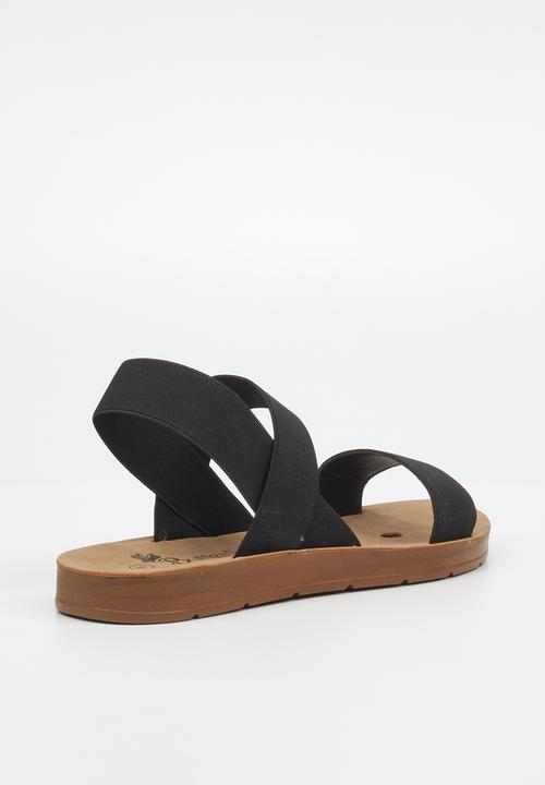 Butterfly Feet - Zina 7 ankle strap - black