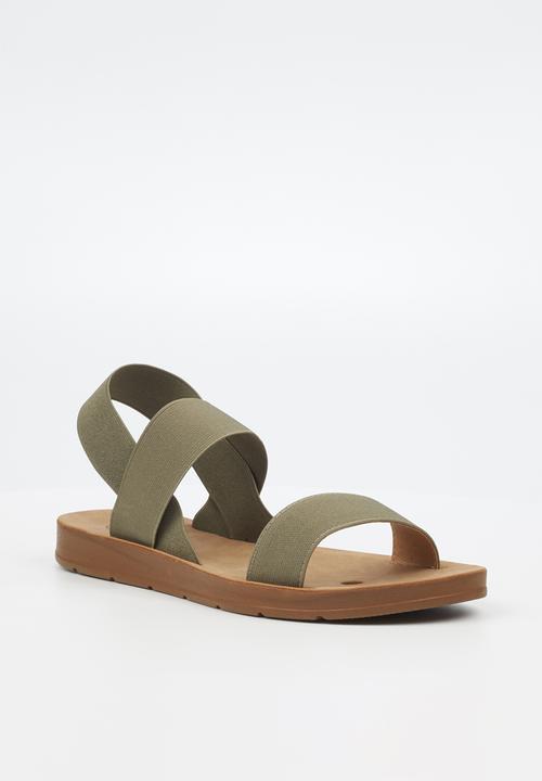 Butterfly Feet - Zina 7 ankle strap - olive