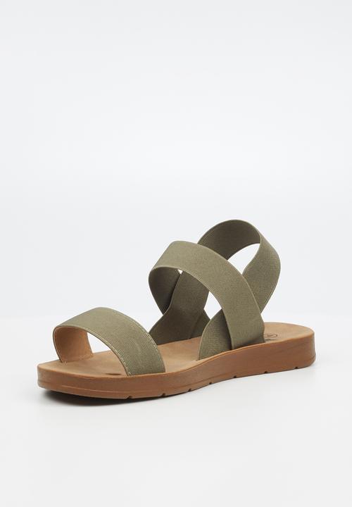Butterfly Feet - Zina 7 ankle strap - olive