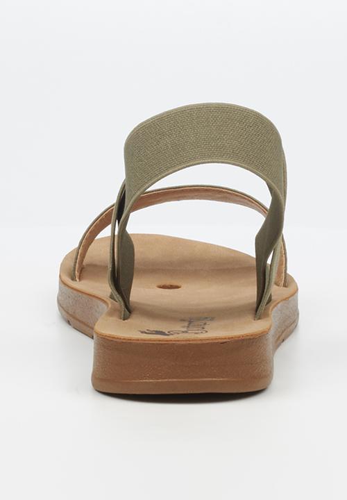 Butterfly Feet - Zina 7 ankle strap - olive