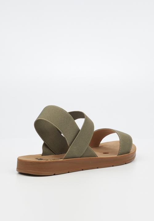 Butterfly Feet - Zina 7 ankle strap - olive