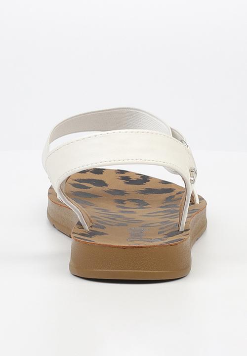 Butterfly Feet - Zina 17 ankle strap - white