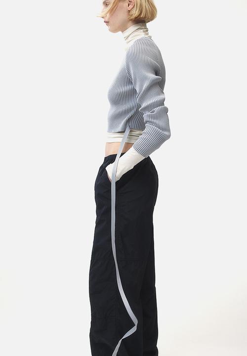 H&M - Nylon parachute trousers - black