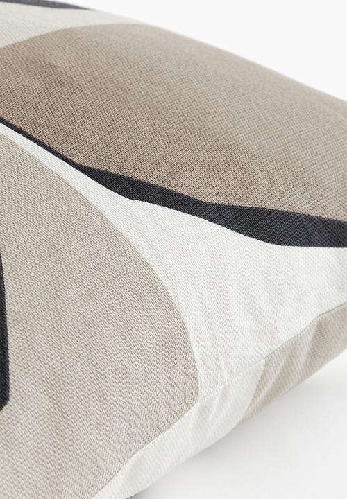 H&M - Patterned cushion cover - white