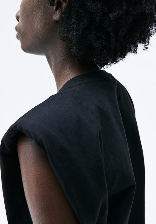 H&M - Embellished top - black