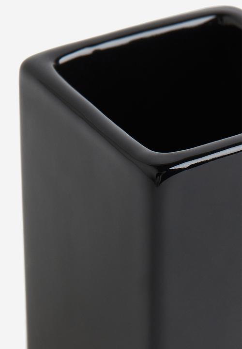 H&M - Stoneware toothbrush mug - black