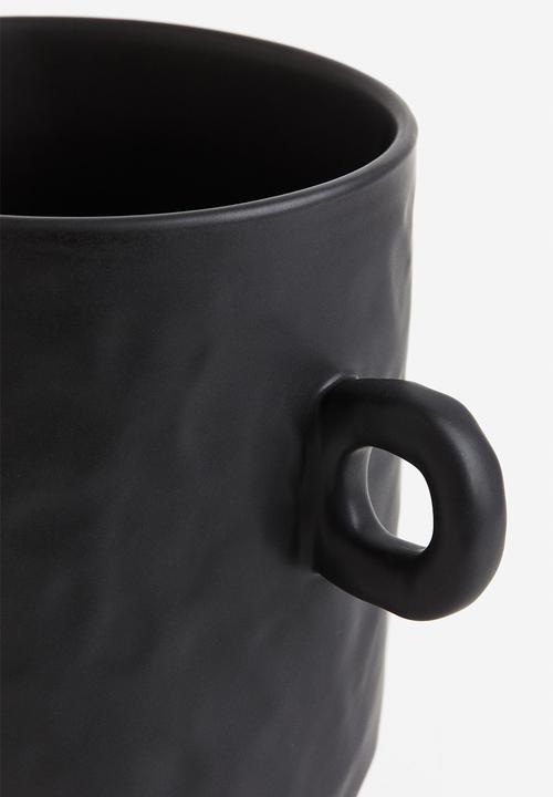 H&M - Stoneware cutlery holder - black