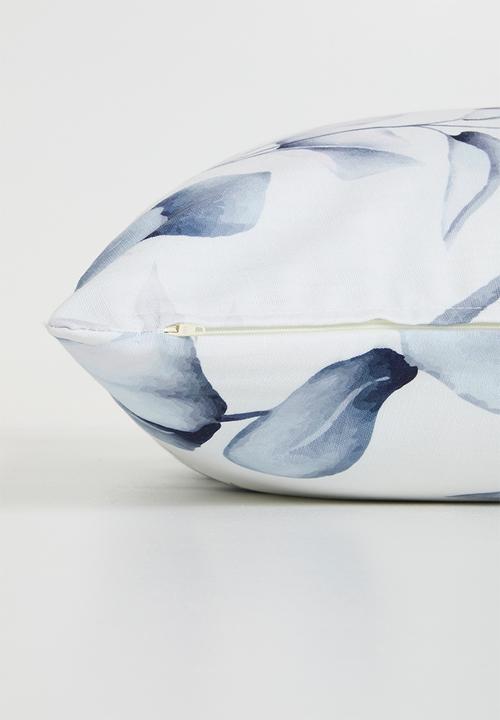 Sixth Floor - Mbali printed cushion cover - Blue