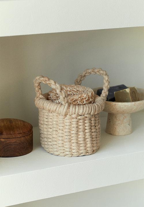 H&M - Jute storage basket - beige