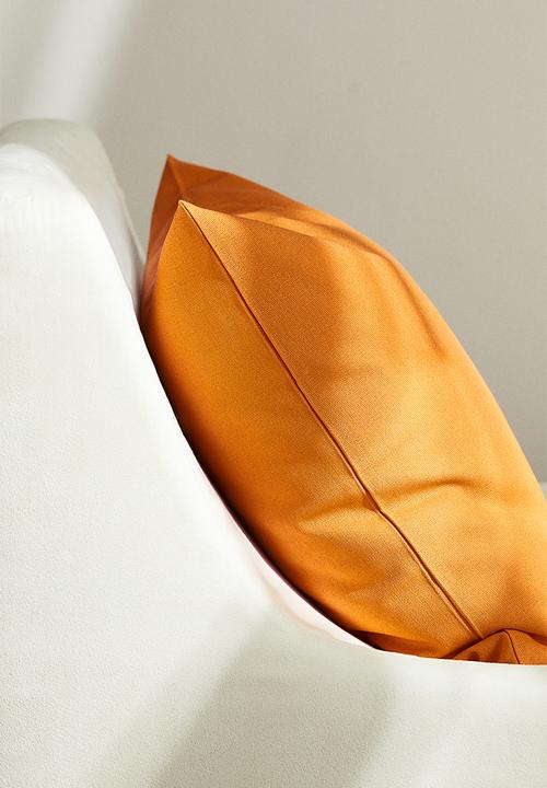 H&M - Cotton canvas cushion cover - orange