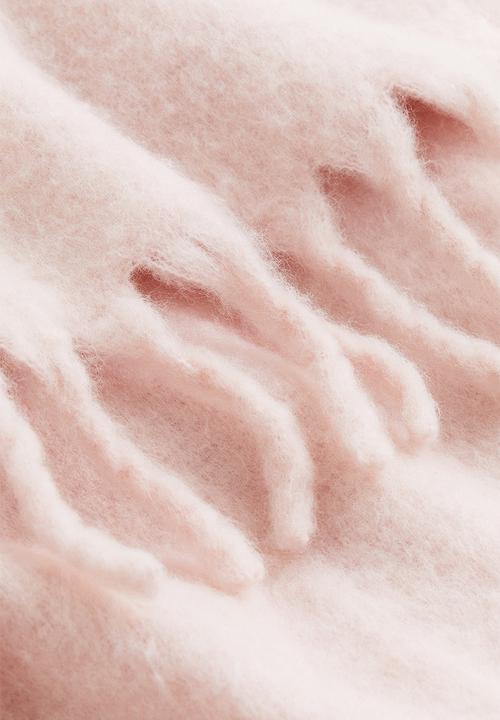 H&M - Wool-blend blanket - light pink