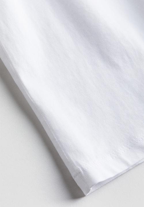 H&M - Oversized cotton jersey t-shirt - white