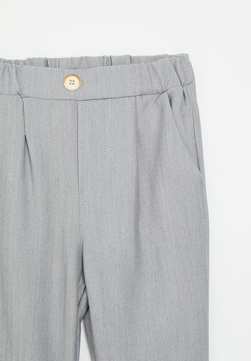Pop Candy - Elasticated pants - grey