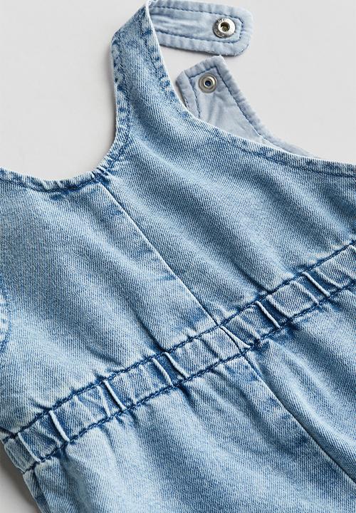 H&M - Denim dungarees - light denim blue