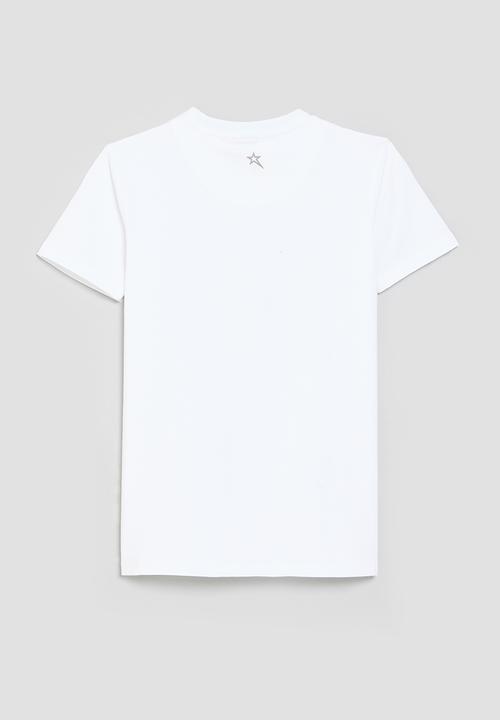 SOVIET - Boys crew neck  fashion tee - white