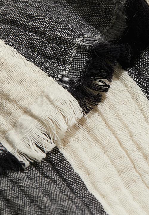 H&M - Cotton muslin blanket - beige