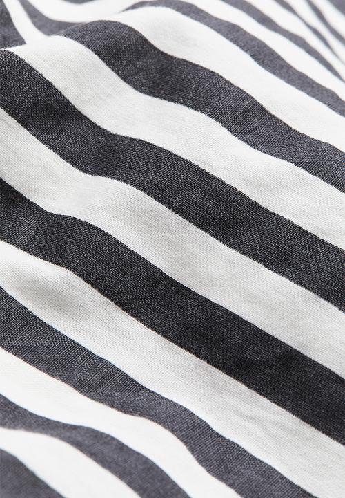 H&M - Cotton double/king duvet cover set - grey