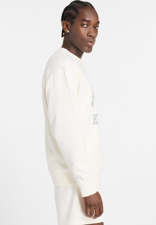 New Balance  - New Balance Varsity Crew - Sea Salt