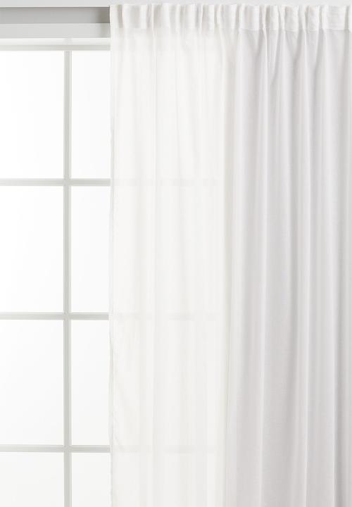 H&M - 1-Pack wide curtain length - white