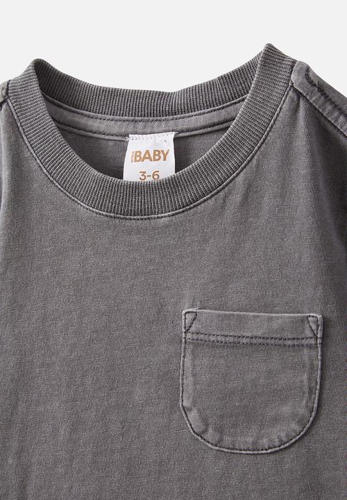 Cotton On - Jamie short sleeve graphic print tee - rabbit grey wash