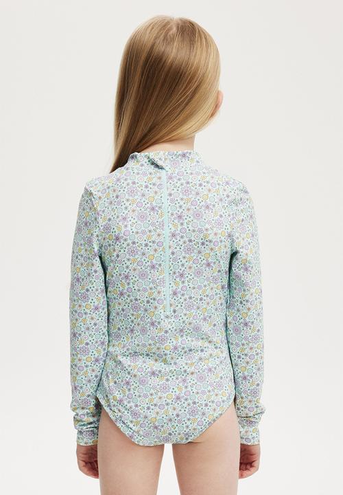 Cotton On - Lydia one piece - barber blue/mimi ditsy