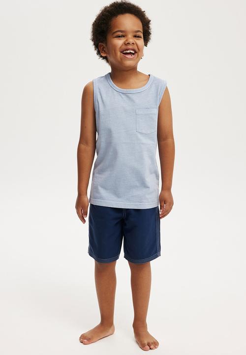 Cotton On - Bobby board short - in the navy/white stitch