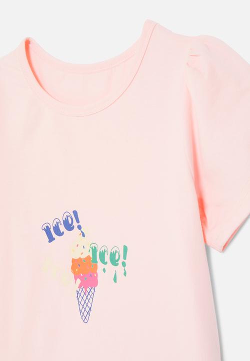 Pop Candy - Ice cream print tee-pink