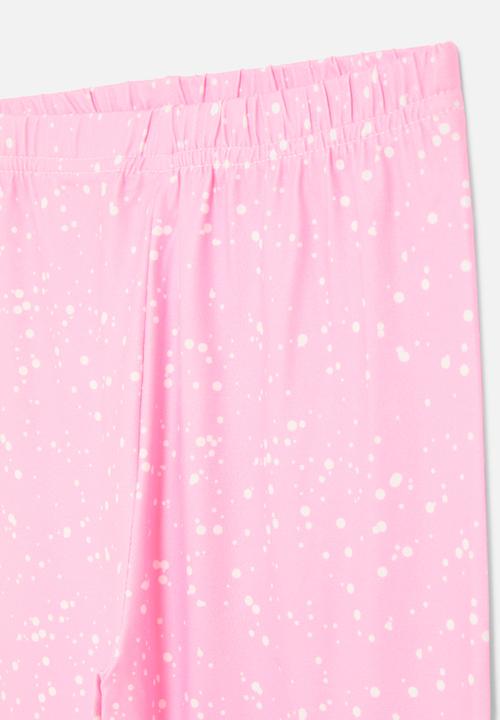Pop Candy - Leggings - pink & white